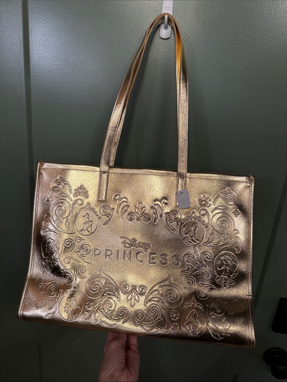 Disney Metallic Gold Princess Tote